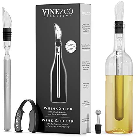 Enfriador de Botellas de Vino Blanco, 3 en 1 Kit:… 2021
