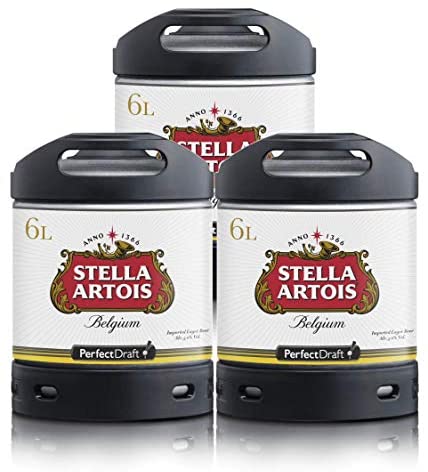 Pack de 3 barriles de cerveza PerfectDraft 6L…. 2021