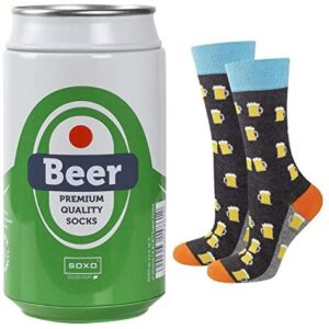 soxo Calcetines de Hombre Regalo Divertido en Lata...